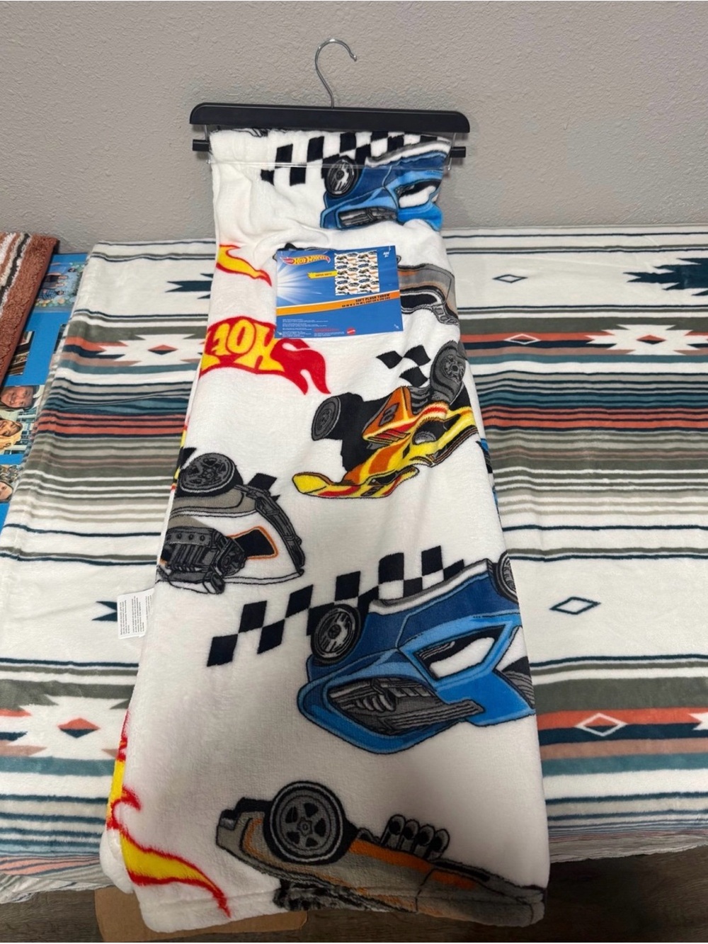 Hot Wheels Throw Blanket
